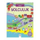 1001 Çiçek Kitaplar Çıkartmalı Etkinlik Yolculuk: 200 Çıkartma + Manavda Neler Var?: Boyama Kitaplarım 4-5 Yaş + 2 Kitap Set