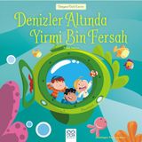 1001 Çiçek Kitaplar Dünyaca Ünlü Eserler - Denizler Altında Yirmi Bin Fersah Jules Verne - Renkli