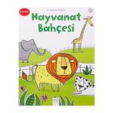 1001 Çiçek Kitaplar Ilk Boyama Kitabım - Hayvanat Bahçesi: Çıkartmalı + Küçük Bir Sır + 24 Kitap Set