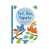 1001 Çiçek Kitaplar Yırt, Kes, Yapıştır: Küçüklere Eğlenceli Etkinlikler + 9 Kitap Set