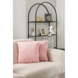1001 Çift Tarafı Wellsoft Kumaş 2'li 44X44 cm Hediyelik Dekoratif Pelüş Kırlent Kılıfı Yastık K