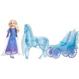 1001 Çıkarılabilir Elbisesi ve Ayakkabılarıyla Mattel Disney Karlar Ülkesi Elsa Bebek, Büyüleyici - Ahşap