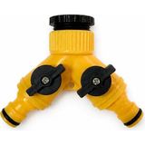 1001 Çıkışlı Vanalı Musluk Adaptörü, 1/2 ve 3/4 Uyumlu, Sarı, DMX4279