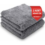 1001 Cila Parlatma Bezi, Mikrofiber Peluş Oto Araba Temizlik Cilalama Bezi, Kenarsız Kesim Araba Detayl