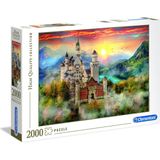 1001 Clementoni - 2000 Parça Yetişkin Puzzle - Neuschwanstein - 32559
