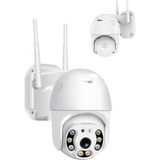 1001 Cmr-12 Beyaz 360° Görüş Hareketli Wi-Fi Akıllı Ip Güvenlik Kamerası Dış Mekan Kamerası
