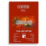 1001 Cobain 1986 Tuval Bezi Defteri Akrilik Defteri Yağlıboya Defteri Guaj Defteri (A3)
