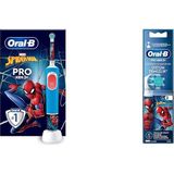 1001 Çocuk Şarjlı/elektrikli Diş Fırçası Spiderman D103 + Oral-B Çocuk Için Spiderman Şarjlı