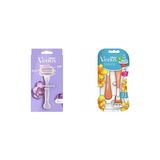 1001 Comfortglide Breeze Kadın Tıraş Makinesi + Yedek Tıraş Bıçağı 2'li ve Gillette Venus Rivier