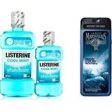 1001 Coolmint Ağız Bakım Suyu 500 ml 250 ml ve Le Petit Marseillais Duş Jeli Men Serisi Mineral ve Se