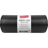 1001 Çöp Torbası Jumbo Boy Siyah 10’lu 80X110 Cm, Yırtılmaya Dayanıklı, Jumbo Boy Çöp Poşeti,