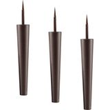 1001 Cosmetics Elegant Matte Dipliner Waterproof Kahverengi, 02 Coffee Brown (3 Paketi) - ton