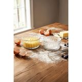 1001 Cressa Isıya Dayanıklı Cam Fırın Kasesi 2’li 10 Cm-Sufle Kabı - secenek