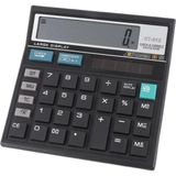 1001 CT-512 Masaüstü Hesap Makinesi, Büyük Ekran, Check & Correct Özellikli, Çift Güç Kaynağı, - Ahşap