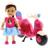 1001 Cute Doll Mini Bebek ve Mor Vespa