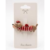 1001 Dachshund Sevimli Köpek Figürlü Mandal Toka (Model-3)