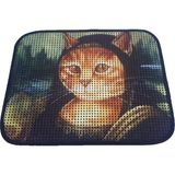 1001 Desenli Kedi Tuvalet Önü Paspası 60 x 45 cm Mona