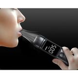 1001 Dijital Alkolmetre, LCD Ekranlı, Type-C Şarjlı, Sesli ve Işıklı Uyarı Sistemi, Taşınabilir