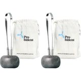 1001 Dil Temizleme Aparatı/dil Sıyırıcı Kese + Stand Hediyeli Full 304 Surgical Stainless Steel (2 P
