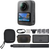 1001 Djı Osmo 360 Adventure Combo - 1 Inç Sensörlü 360 Derece Kamera, Yerel 8K-360° Video, 120MP Pan - Çok Renkli