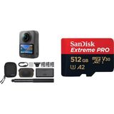 1001 Djı Osmo 360 Adventure Combo + Sandisk Extreme Pro 512GB Microsd – 8k 360° Çekim Seti - Çok Renkli