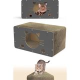 1001 Doğal Karton Kedi Tırmalaması Kedi Tırmalama Kanepesi Tahtası Kedi Tırmalama Evi (Karton/antra
