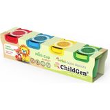 1001 Doğal Oyun Hamuru - Mini-Cup Tilki ve Aslan 4X65GR (Ana Renkler)