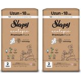 1001 Ecologic Premium Plus Hijyenik Ped Uzun 18 Adet (2 Paketi) - secenek