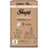 1001 Ecologic Premium Plus Hijyenik Ped Uzun 18 Adet - SEÖ