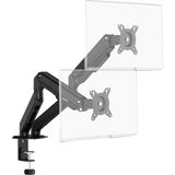 1001 Ef X16 17"-32" Monitör Uyumlu, Çift Kol, Amortisörlü Profosyonel Monitör Standı