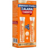 1001 Effervescent Vitamin C-D-Zinc – 1000 Mg C Vitamini, 400 Iu D3 ve 10 Mg Çinko Içeren Portakal Ar