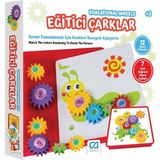 1001 Eğitici Çarklar 3+ Yaş Çocuklar Için 12 Resim 7 Çarklı Eğlenceli ve Eğitici Aktivite Oyunu,