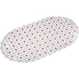 1001 Eko Serisi Banyo - Küvet Içi Kaydırmaz Vantuzlu Oluklu Oval Paspas 63 x 34 Cm, Kırmızı - secenek