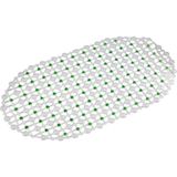 1001 Eko Serisi Banyo - Küvet Içi Kaydırmaz Vantuzlu Oluklu Oval Paspas 63 x 34 Cm, Yeşil