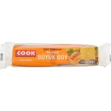 1001 Ekonomik Büzgülü Kokulu Çöp Torbası, Büyük Boy (Kavun) 65 x 70 cm (1 x 10 Adet)