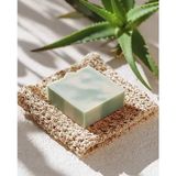 1001 El Yapımı Argan & Aloe Vera Sabunu – Yoğun Nemlendirici, Besleyici ve Onarıcı Bakım - Beyaz - Gold