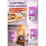 1001 Elektrikli Sinek Savar - Uv Işıklı Priz Tipi Sessiz Böcek Öldürücü Cihaz - Sinek Kovucu - 1 Parça