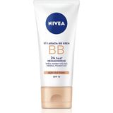 1001 Essentials 5'i 1 Arada Bb Krem, 24 Saat Nemlendirme+Doğal Jojoba Yağı Özü +Açık Cilt Tonu 50