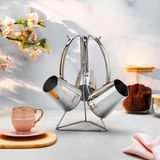 1001 Fabian 3 Lü Çelik Cezve Seti 4 Parça-Inox - secenek