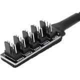 1001 Fan Çoklayıcı Kablosu 4 Port Y Pwm Splitter 4 Pin Cpu 12V Switch Ide Molex - 4353 - secenek