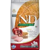 1001 Farmina Pet Foods N&d Ancestral Grain Kuru Köpek Maması, Light Tavuk, Kılçıksız Buğday, Yulaf - Alabalık