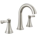 1001 Faucet Esato Yaygın Banyo Bataryası Fırçalanmış Nikel, Banyo Bataryası 3 Delikli, Banyo Lavab