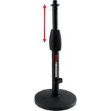 1001 Frameworks GFW-MIC-0601 Mikrofon Standı, Çalışma Masası Için, Yuvarlak Taban ve Döner Kilit,
