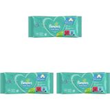 1001 Fresh & Clean Islak Bebek Mendili, 1 Paket, 52 Islak Mendil 3lü Paket - Beyaz - Gold