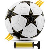 1001 Futbol Topu Şampiyonlar Ligi Pompalı Set Dayanıklı Sert Zemin Halı Saha Futbol Topu 341