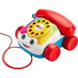 1001 Geveze Telefon Fisher-Price Eğitici Geveze Telefon, Sürüklenebilir, Klasik, Çevirmeli Oyun Telef - Ahşap