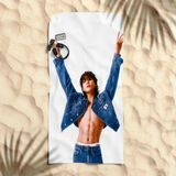 1001 Gift Duvet Cover Jungkook 3D Baskılı Plaj Havlusu Çok Renkli Tek Ebat - 0,6 x 19 x 29 cm