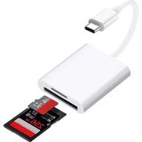 1001 Girişli iPhone 15 16 Serilerine Uyumlu Kart Okuyucu Sd Kart Adaptörü Tf Kart Okuyucu Disk Adaptö