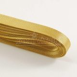1001 Gold (Altın) Grogren Kurdela 1 Cm. x 10 Metre - Beyaz - Gold