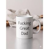 1001 Great Dad Kupa - Harika Baba Komik Seramik Bardak Babalar Günü Hediyesi 325ML - SECENEK